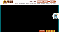 Desktop Screenshot of boilingspringshvac.com
